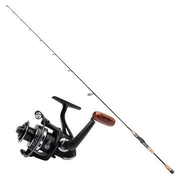 Спиннинг на хищника Winner 2.4 м карбон с катушкой Fishing 2000 алюминий для ловли щуки судака