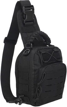 Сумка Kodor тактична Silver Knight Paracord 5 л Чорна (24000024365658)