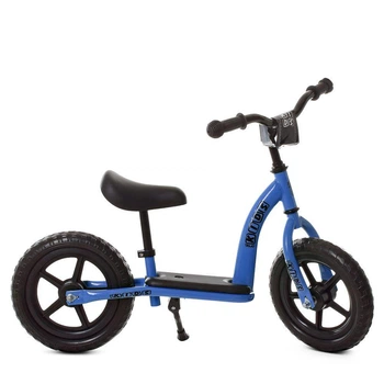 Беговел PROFI KIDS 12д. колEVA, пласт, подст.д/ніг,подн,блак (RTМ 5455-3)