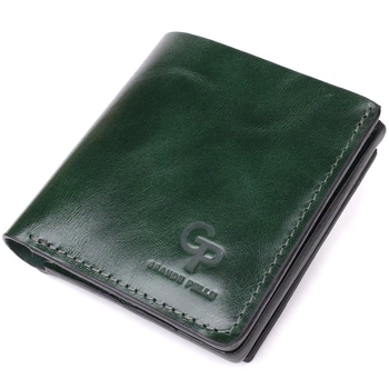 Кошелек Grande Pelle 22946 9,5х10х2 см Зеленый