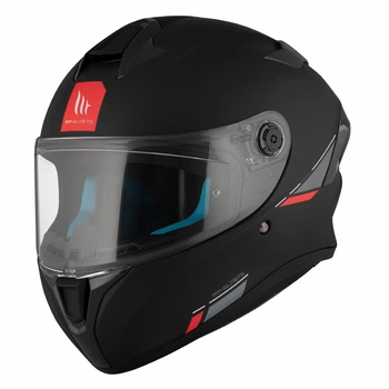 Мотошолом MT Helmets Targo S Solid A1 Matt Black M