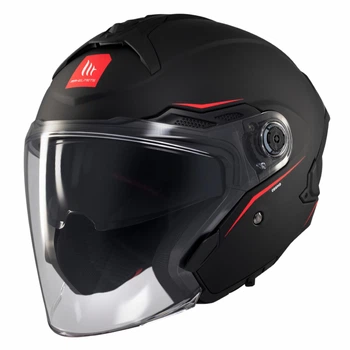 Мотошолом MT Helmets Cosmo SV Solid A1 Matt Black M