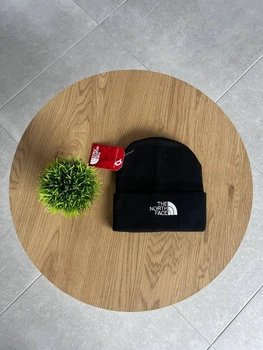 Мужская зимняя шапка The North Face черная (TN2)