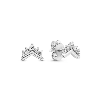 Срібні сережки Pandora Wish 298274CZ