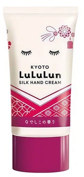 Крем для рук LuLuLun Hand Cream Kyoto Nadeshiko з екстрактом шовку та саке касу 30 г (4580794010790)