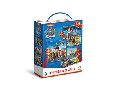 Пазл 3 в 1 Paw Patrol Готовы к работе, DoDo, 115 эл., 200579