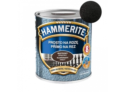 Эмаль молотковая Hammerite черная 2.5 л 3 в 1 для металла