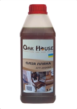 Масло льняное для дерева Oak House 1 л.