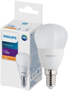 Светодиодная лампа Philips Ecohome LED Lustre 5W 500lm E14827P45 (929002969637)