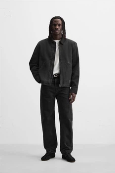 Куртка стьобана Zara чорний 6987/411/800 S