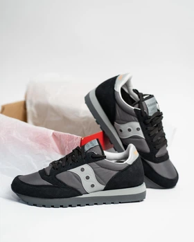 Кросівки чоловічі Saucony Jazz Original S2044-727 42 26.5 см Dark Grey/Grey чорні з сірим (11112108)