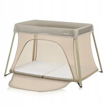 Кроватка-манеж Lionelo ALICE BEIGE OLIVE
