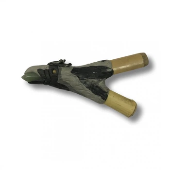 Трубка для Rapé Kuripe "Gaviao" Ворон (KUTP2400/3)