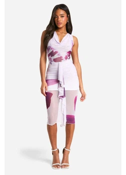 Платье boohoo 46 Сиреневый gzz93051
