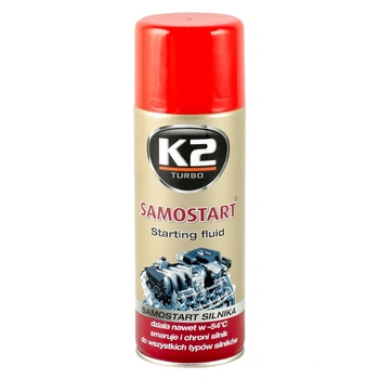 K2 SAMOSTART 400ml Препарат для полегшення запуску двигуна (аерозоль)