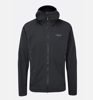 Куртка чоловіча мембранна Rab Kinetic 2.0 Jacket, Beluga, XL (RB QWG-74-BE-XL)