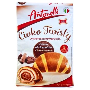 Круасани Antonelli Cioko Twisty 250 г