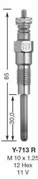 Свічка розжарювання (накалу) NGK Y713R, 3400