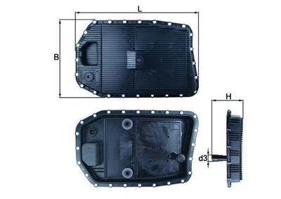 Фільтр масляний (гідравлічний) АКПП Mahle HX154