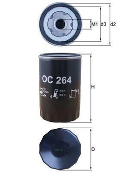 Фільтр масляний Mahle OC264