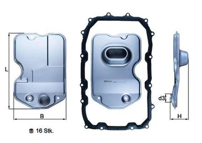 Фільтр масляний (гідравлічний) АКПП Mahle HX160KIT