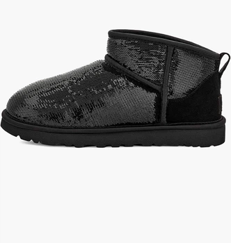 Уггі UGG Classic Ultra Mini Mirror Ball Boots Black 1151616-BLK 39