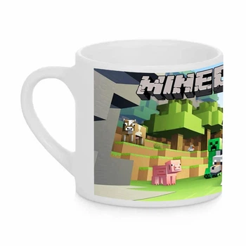 Чашка детская с печатью "MINECRAFT" №2 (цвет белый) (30179)