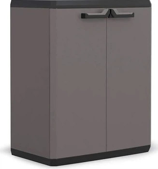 Шафа Keter/Kis Piu Low Cabinet сіра 68 x 39 x 83 см 1 полиця пластикова багатофункціональна (241542)