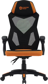 Крісло геймерське Canyon Wave MCH02 Mesh Black-Orange (CNE-MCH02)