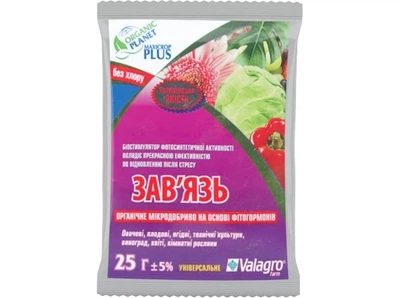Мінеральне добриво Organic Planet Максікроп Завязь + 25 г 4 шт (4820166850631)