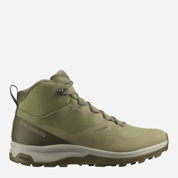 Мужские демисезонные ботинки с мембраной Salomon Outsnap Cswp L47854000 45.5 (11US/10.5UK) 29 см Aloe/Stoneg/Coyote (198720109490)