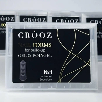 Верхние формы для наращивания ногтей Crooz Universal № 01 (Салонный квадрат)
