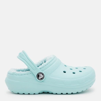 Дитячі крокси-сабо утеплені для хлопчика Crocs Classic Lined Clog K 207010-4SS 28-29 (C11) Блакитні (191448894396)