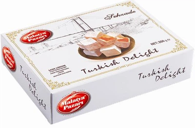 Турецький рахат-лукум Malatya Pazari Sehzade звичайний, 200 г (8690985904206)