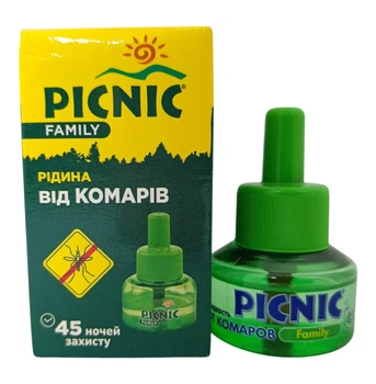 Жидкость Picnic от комаров 45 ночей