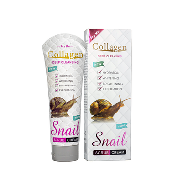 Cкраб для обличчя Pei Mei Collagen Snail Scrub Cream Deep Cleasing 150 мл PM6912