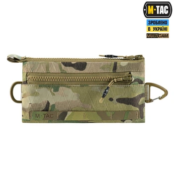 Кошелек M-Tac горизонтальный с карабином X-Pac Elite Multicam