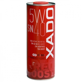 Моторное масло Xado Atomic Oil 5W-40 SN RED BOOST 1л (ХА 26169) (257359)