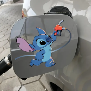 Автомобільна наклейка 3D Ліло та Стіч Lilo and Stitch 10X10см avt_nak_14