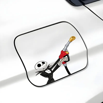 Автомобільна наклейка 3D Кошмар перед Різдвом Джек Скеллінгтон Jack Skellington 10X10см avt_nak_9