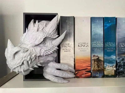Книжковий куточок «Дракон» — Охоронець ваших пригод білий