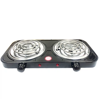 Плита для розжига угля на две комфорки Hot Plate 2000W Black