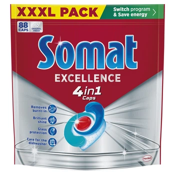 Капсули для посудомийної машини Somat Excellence 4-in-1 88 шт (9000101831559)