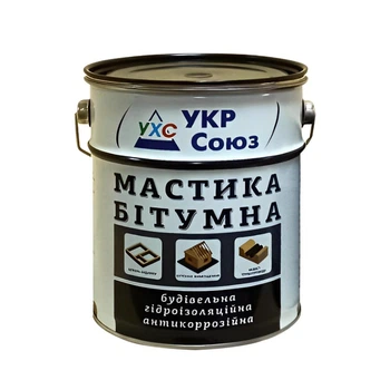Мастика битумна гидроизоляционная 0.9 кг УХС