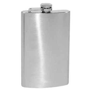 Фляга 280 мл (10oz) ICof нержавеющая сталь серая (R051570)