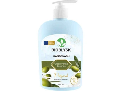 Крем-мило рідке BIOBLYSK 500мл парфумоване антибактеріальне “Creamy Olive Essence”