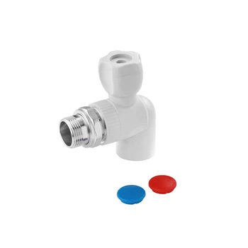Кран радиаторный угловой PPR GrandiTherm 25х3/4"