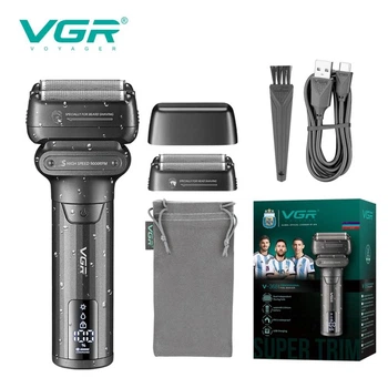 Электробритва беспроводная VGR V-368 для быстрого и комфортного бритья (45573-V-368_613)