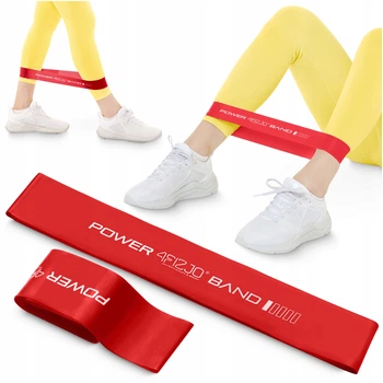 Резинка для фитнеса 4FIZJO Mini Power Band 0.4 мм 1-3 кг Red (P-5907739310361)