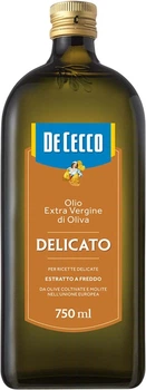 Олія оливкова De Cecco Extra Vergine Delicato 750 мл (8001250003683)